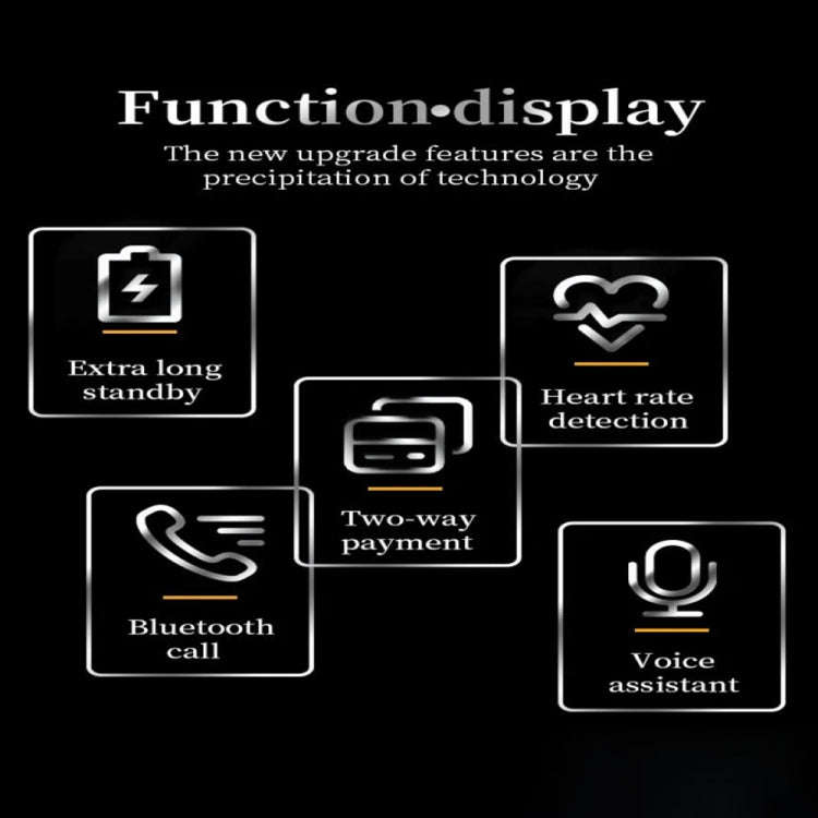X16pro 1.53 inch Color Screen Smart Watch, Support Bluetooth Call / Heart Rate / Blood Pressure /...