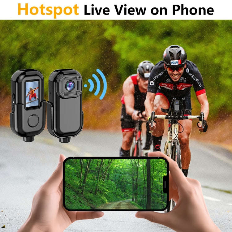 L11 Action Cam Sport DV Video Recording Pocket Camera 0.96 inch 1080P Mini Camera(Black)