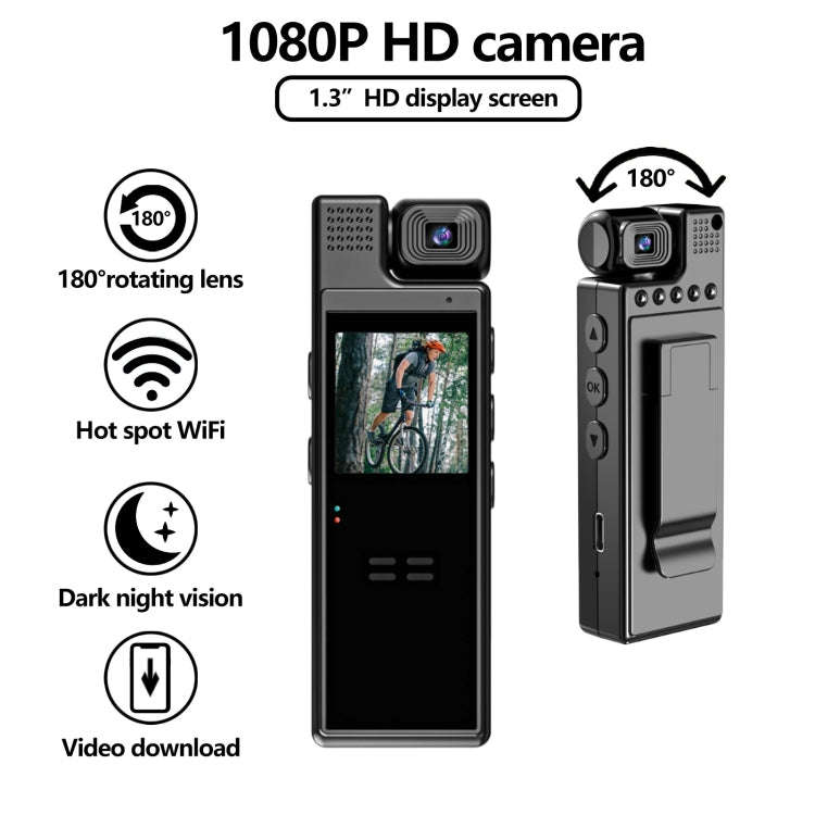 L9 WiFi HD Night Vision Camera Outdoor Sports Conference Video Recording Camera