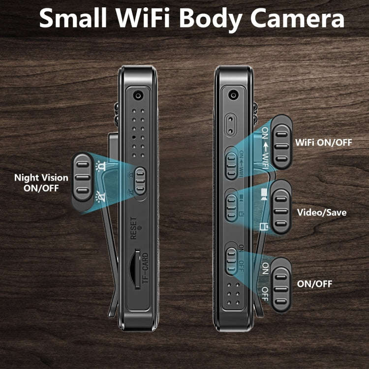 L7 WiFi 1080P HD Night Vision Camera Outdoor Sports Conference Video Recording Camera
