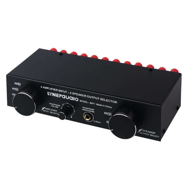 B071 4 Input 2 Output or 2 In 4 Out Power Amplifier Speaker Selector Switcher