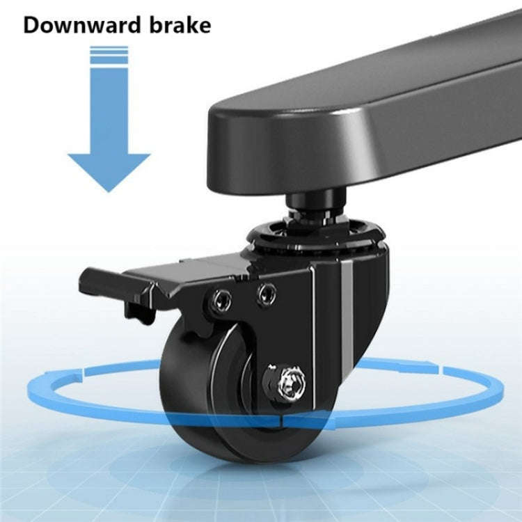 NB G85 55-85 inch TV Electric Remote Control Mobile Cart TV Floor Stand For Samsung / Hisense(UK ...