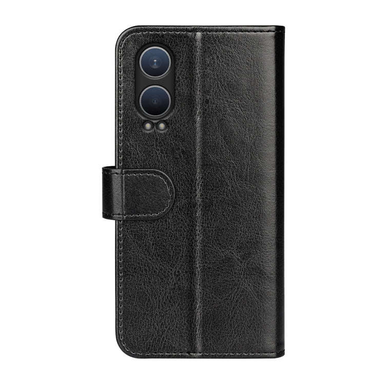 For OnePlus Nord CE 4 Lite 5G R64 Texture Horizontal Flip Leather Phone Case(Black)