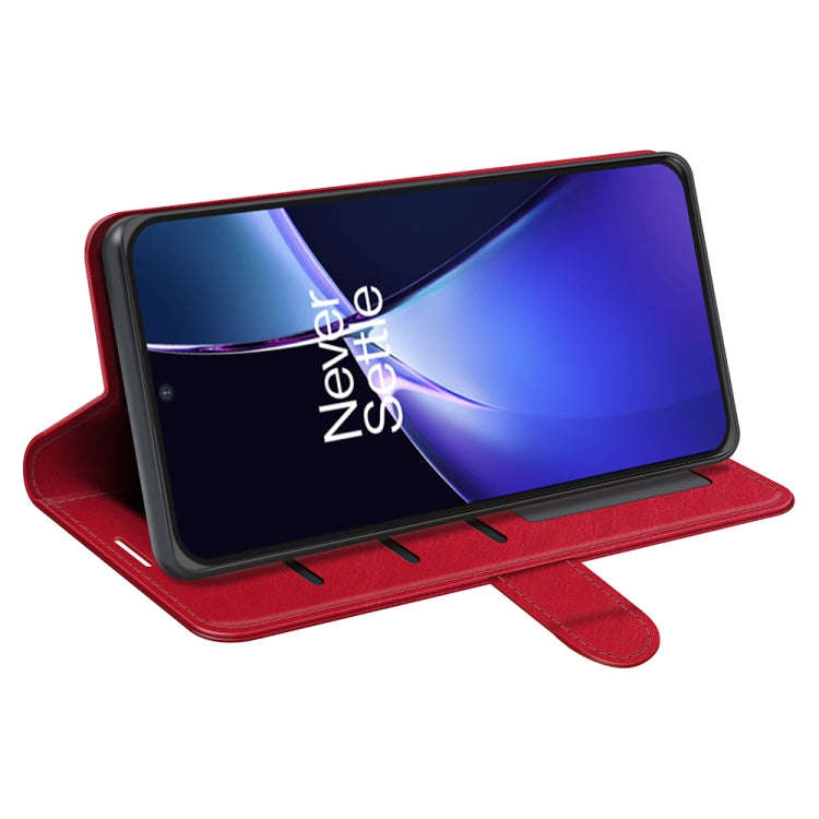 For OnePlus Nord CE 4 Lite 5G R64 Texture Horizontal Flip Leather Phone Case(Red)