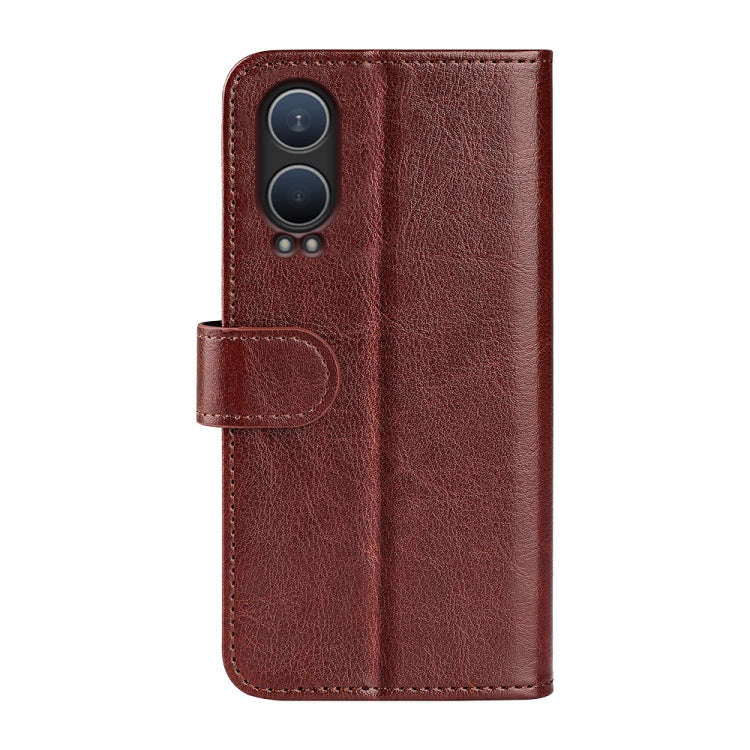 For OnePlus Nord CE 4 Lite 5G R64 Texture Horizontal Flip Leather Phone Case(Brown)