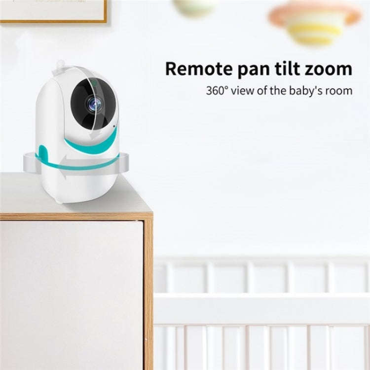 D031 2 Way Voice Built-in Lullabies Home Baby Security Camera 3.2-inch LCD Baby Monitor(EU Plug)