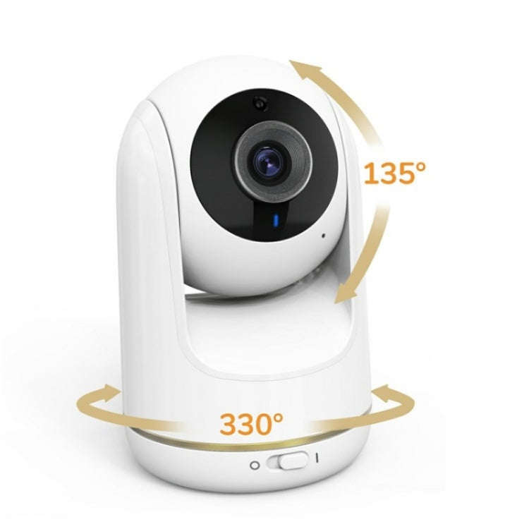 VB803 Built-in Lullabies PTZ Rotation HD Baby Security Camera 5-inch Baby Monitor(AU Plug)