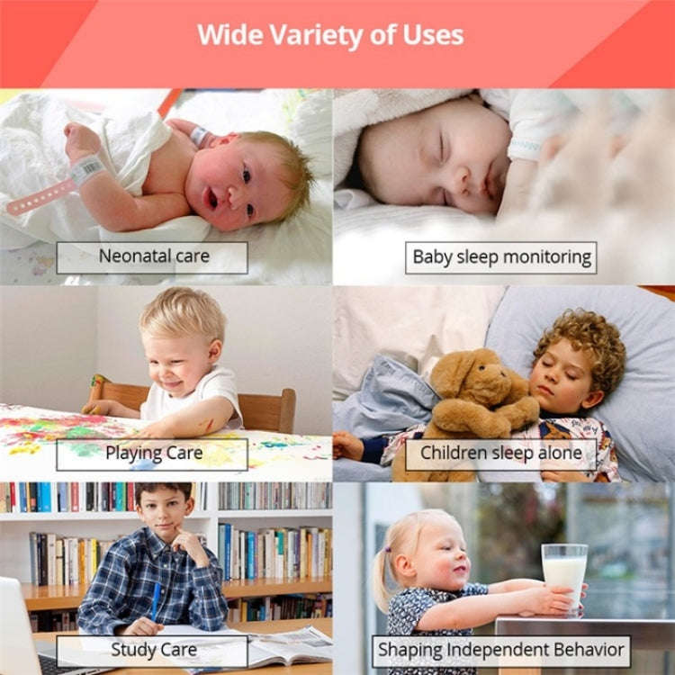R306 Room Temperature Monitor Intercom Camera 2.0-inch Night Vision Wireless Baby Monitor(AU Plug)