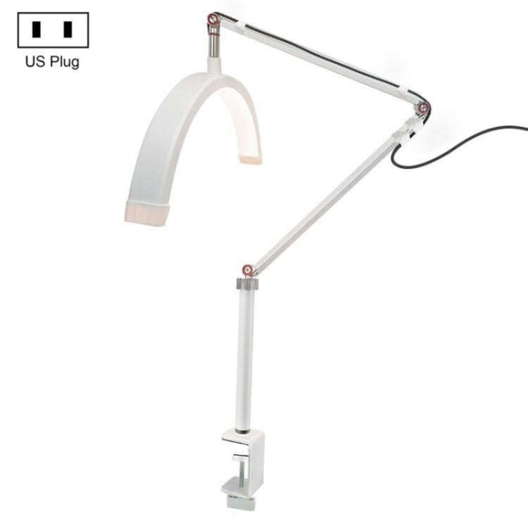 HD-M3X For Eyelash Extensions / Tattoo / Nail Art Lighting Lamp 16 inch Clip-on Half Moon Desk La...