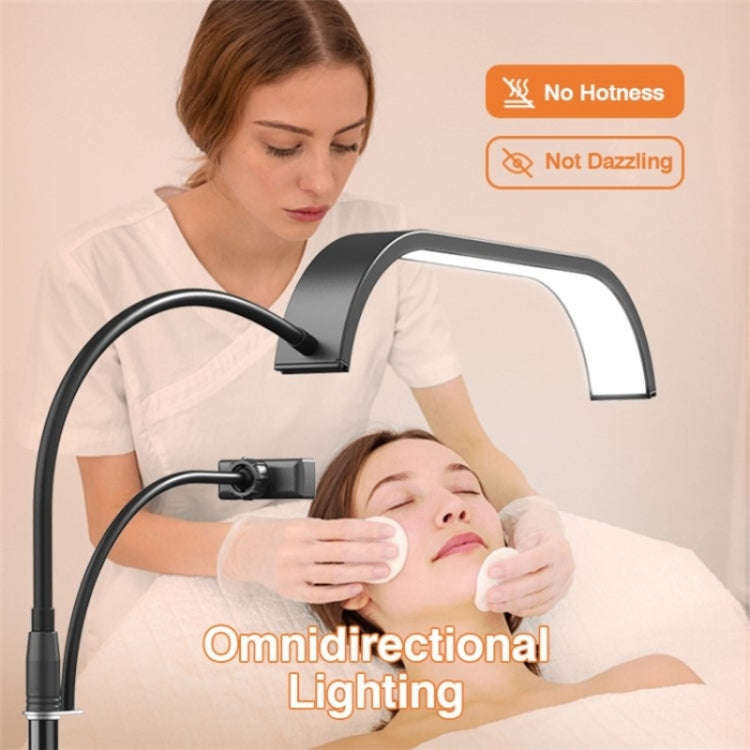 HD-G63X Floor Standing Remote Dimming LED Moon Lamp Manicure Eyelash Beauty Lamp(AU Plug)