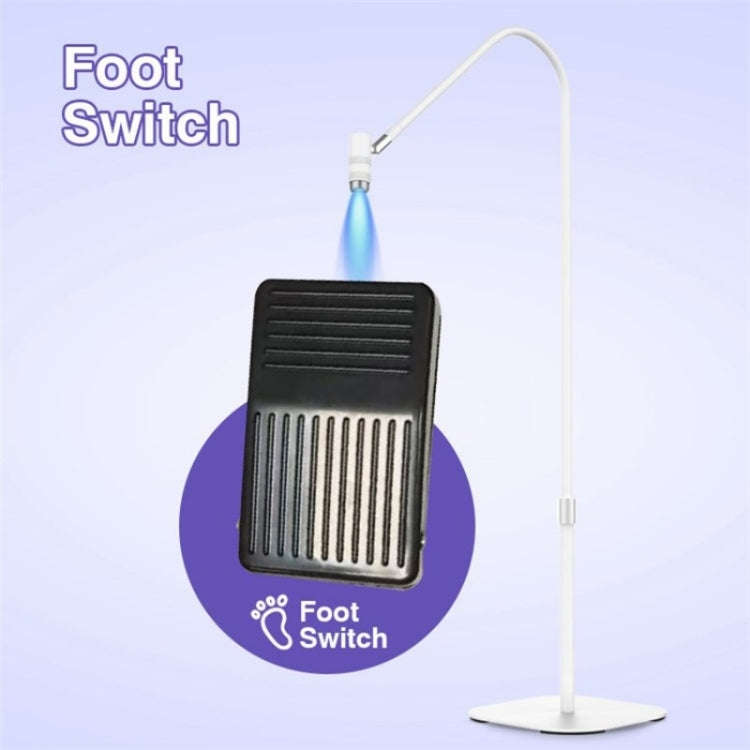 HD-AL10 UV Manicure Eyelash Beauty Floor Lamp Focus Adjustment Touch Dimming with Foot Switch, Pl...