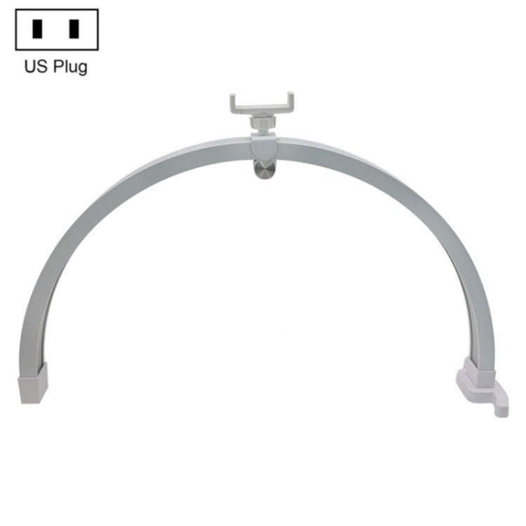M12X Foldable LED Half Moon Lamp Touch Control Nail Art Lamp, Length: 56cm(US Plug)