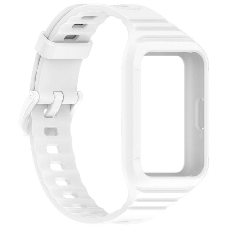 For Samsung Galaxy Fit 3 Integrated TPU Watch Band(White)