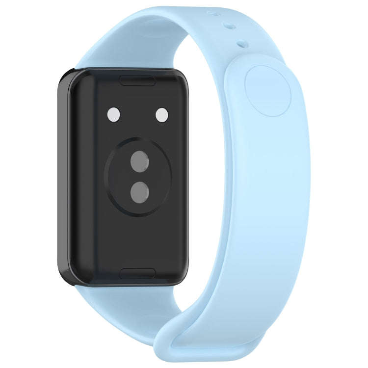 For Honor Band 9 Solid Color TPU Watch Band(Sky Blue)
