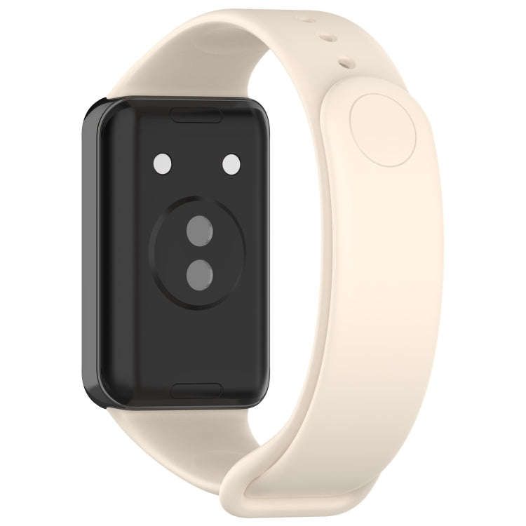 For Honor Band 9 Solid Color TPU Watch Band(Starlight)