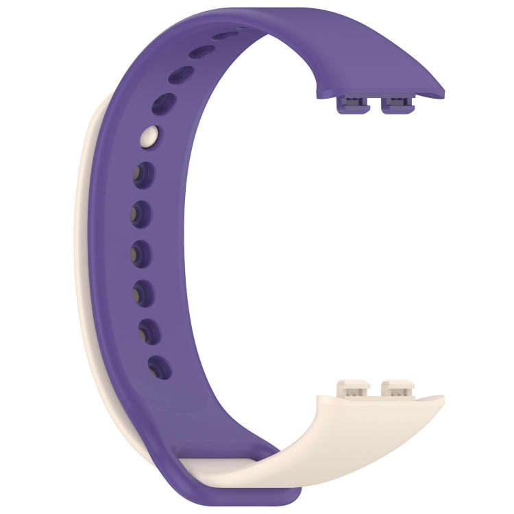 For Honor Band 9 Solid Color TPU Watch Band(Starlihgt+Purple)