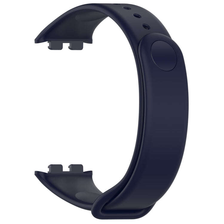For Honor Band 9 Solid Color TPU Watch Band(Dark Blue)
