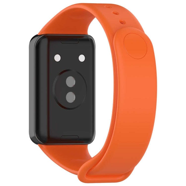For Honor Band 9 Solid Color TPU Watch Band(Orange)