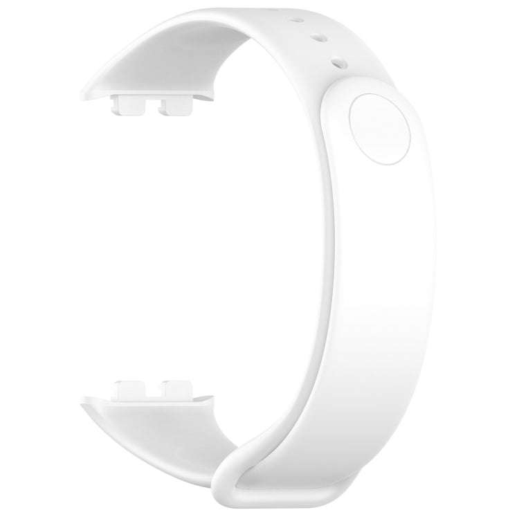 For Honor Band 9 Solid Color TPU Watch Band(White)