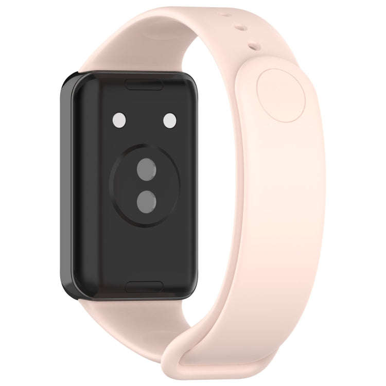 For Honor Band 9 Solid Color TPU Watch Band(Pink)