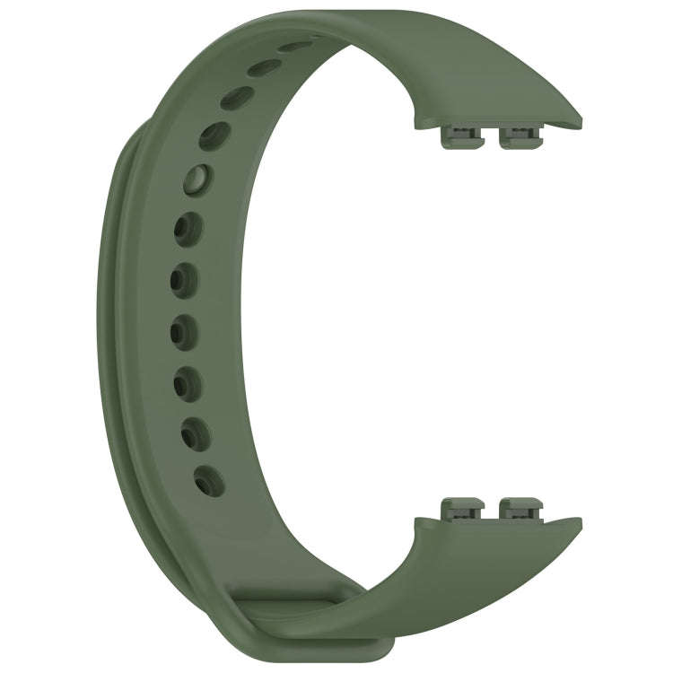 For Honor Band 9 Solid Color TPU Watch Band(Dark Green)
