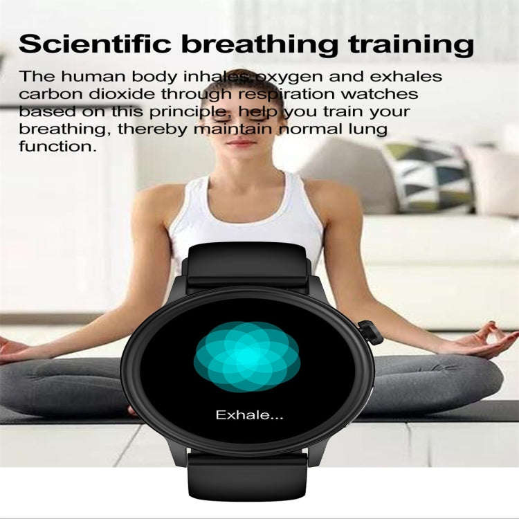 ET470 1.39 inch Color Screen Smart Watch Silicone Strap, Support Bluetooth Call / ECG(Blue)