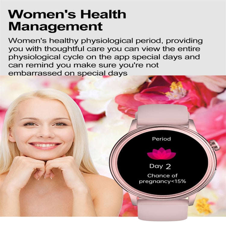 ET470 1.39 inch Color Screen Smart Watch Silicone Strap, Support Bluetooth Call / ECG(Blue)
