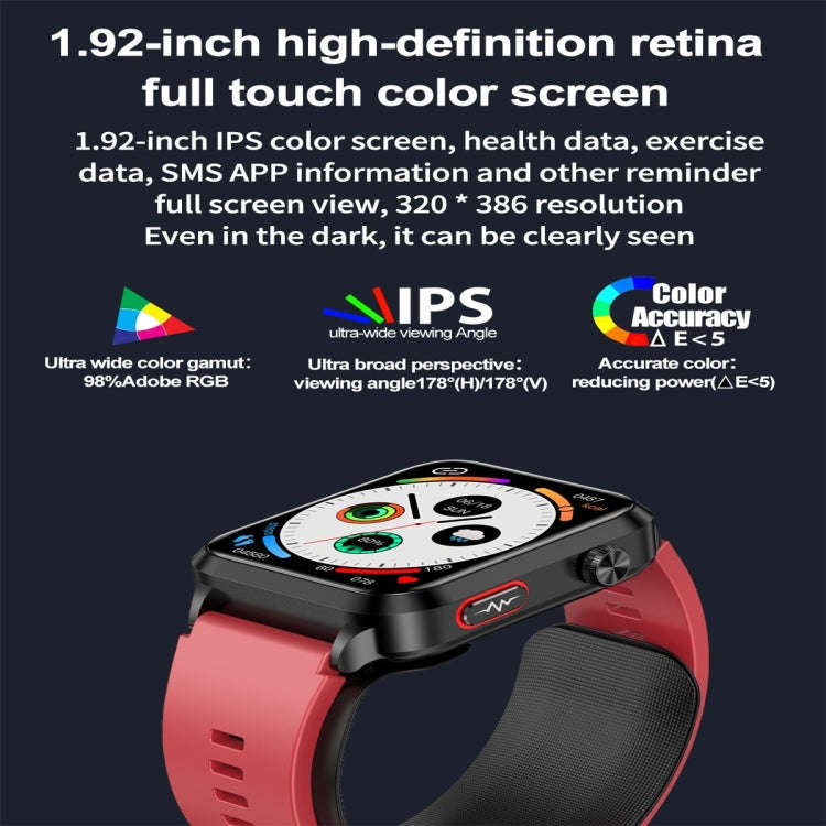 S11 1.92 inch Color Screen Smart Watch, Support Air Pump + Balloon Type Accurate Blood Pressure T...