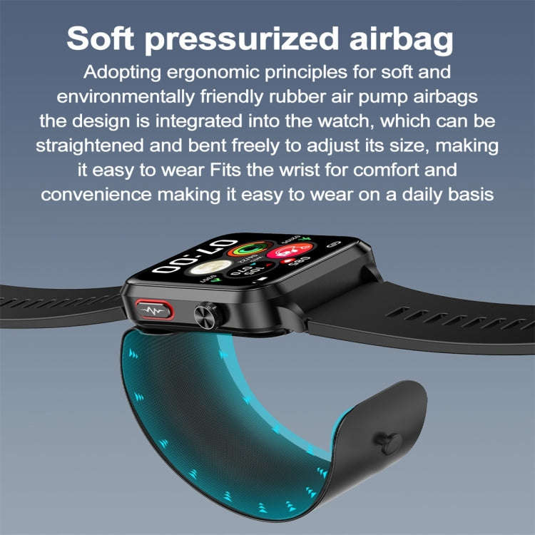 S11 1.92 inch Color Screen Smart Watch, Support Air Pump + Balloon Type Accurate Blood Pressure T...