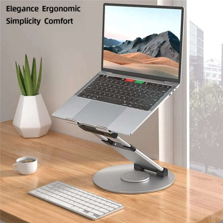 AS018-XS For 10-17 inch Device 360 Degree Rotating Adjustable Laptop Holder Desktop Stand(Grey)