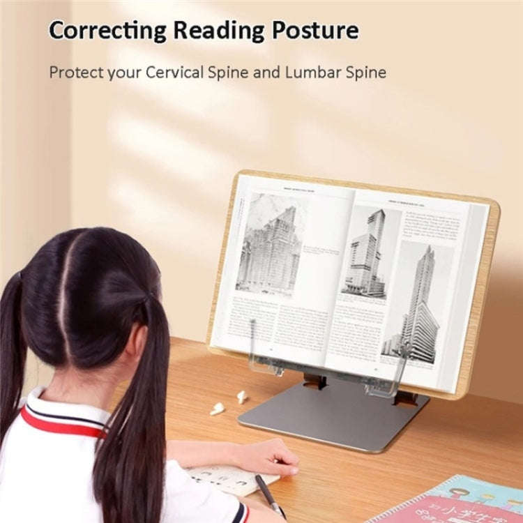 LS15 For 10-17 inch Devices Tablet Stand Aluminum+ABS Adjustable Desktop Holder with Clip