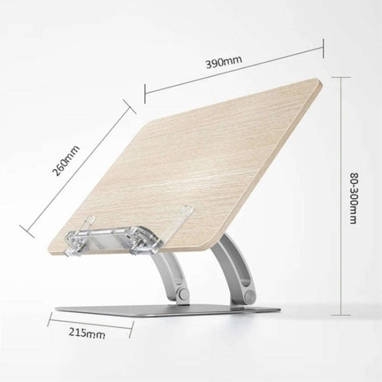 LS15 For 10-17 inch Devices Tablet Stand Aluminum+ABS Adjustable Desktop Holder with Clip