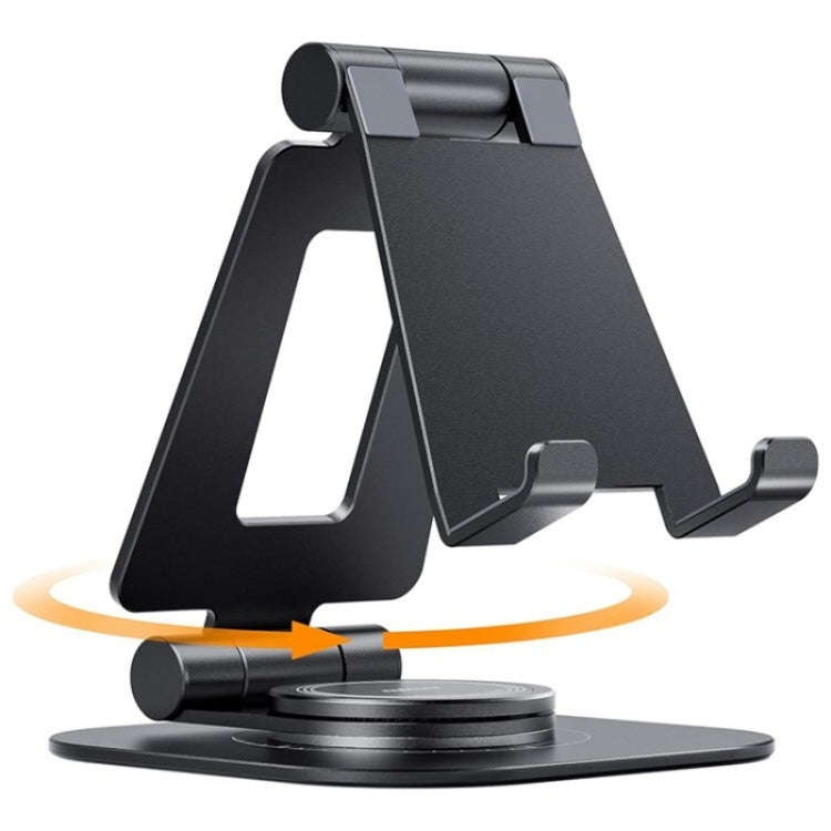 AS007-XS Adjustable Aluminum Alloy Desktop Phone Stand(Black)