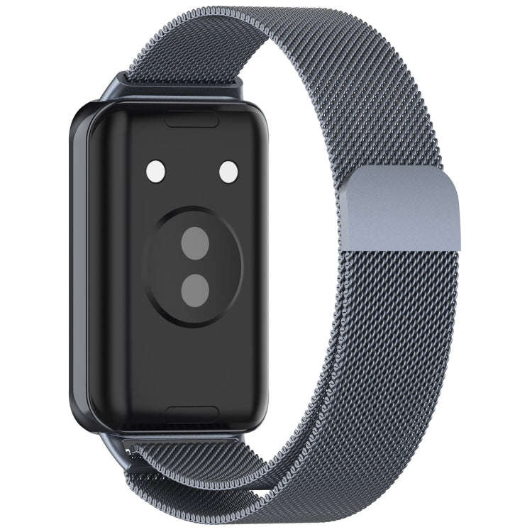 For Honor Band 9 Milan Magnetic Steel Mesh Watch Band(Gray)
