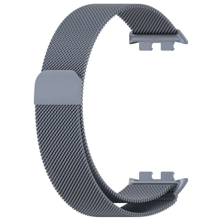 For Honor Band 9 Milan Magnetic Steel Mesh Watch Band(Gray)