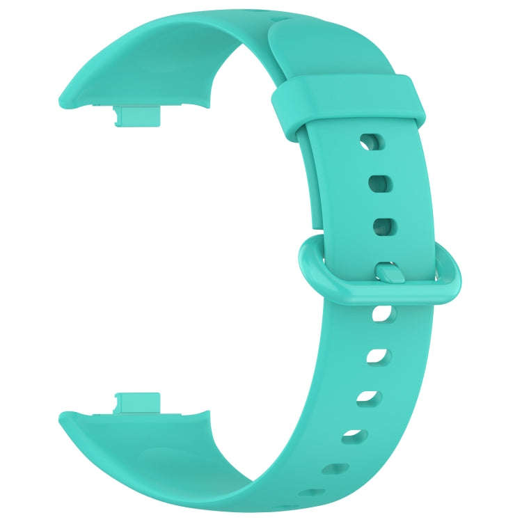 For Redmi Watch 4 / Watch 5 Solid Color Colorful Buckle Silicone Watch Band(Teal)