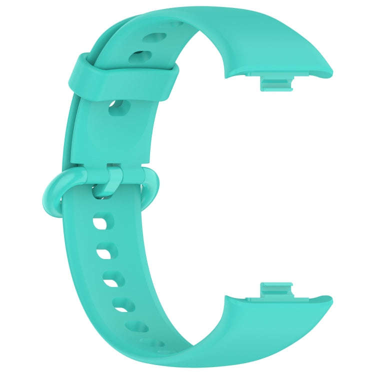 For Redmi Watch 4 / Watch 5 Solid Color Colorful Buckle Silicone Watch Band(Teal)