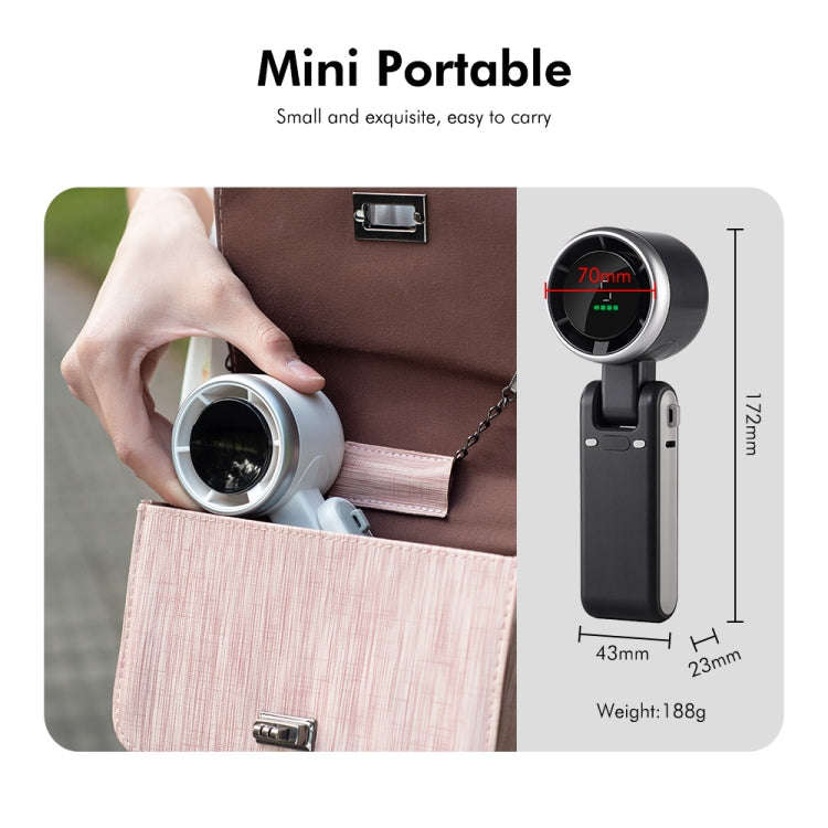 ENKAY Hat-Prince 3600mAh Battery Max 8H Cooling times Foldable Neck Turbo Fan with Digital Displa...