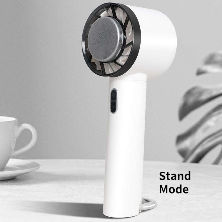 ENKAY Hat-Prince Handheld Mini Portable Cold Compress Cooling Fan(White)
