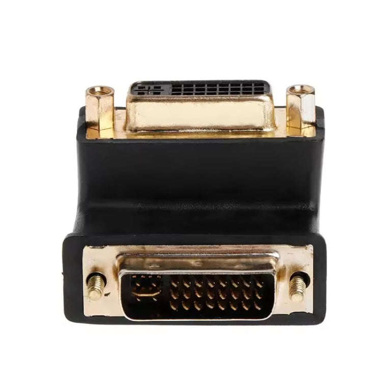 90 Degree Right Angled DVI 24+5 DVI-I Digital Dual Link Male To Female Extension Adapter for HDTV...