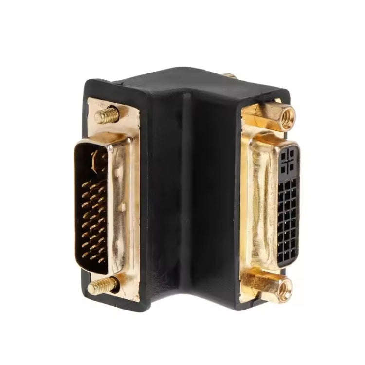 90 Degree Right Angled DVI 24+5 DVI-I Digital Dual Link Male To Female Extension Adapter for HDTV...