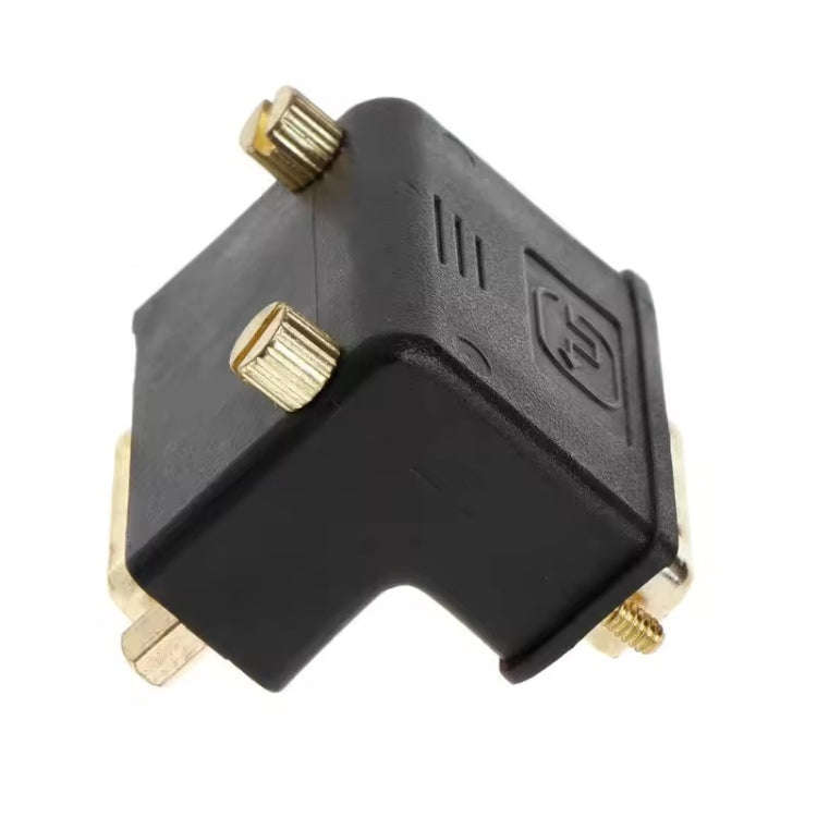 90 Degree Right Angled DVI 24+5 DVI-I Digital Dual Link Male To Female Extension Adapter for HDTV...