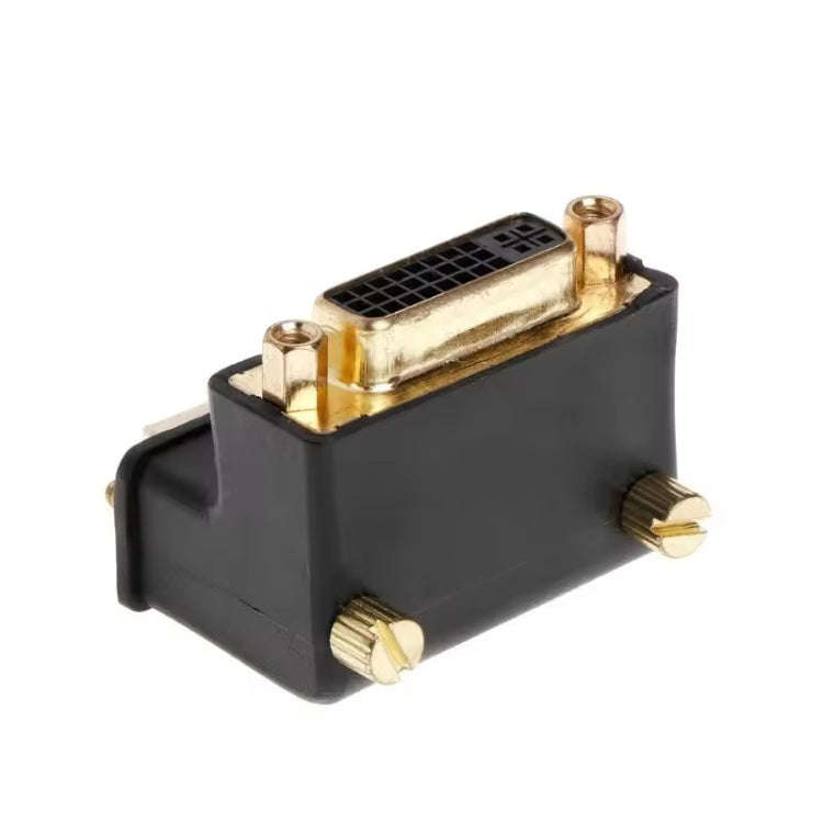 90 Degree Right Angled DVI 24+5 DVI-I Digital Dual Link Male To Female Extension Adapter for HDTV...