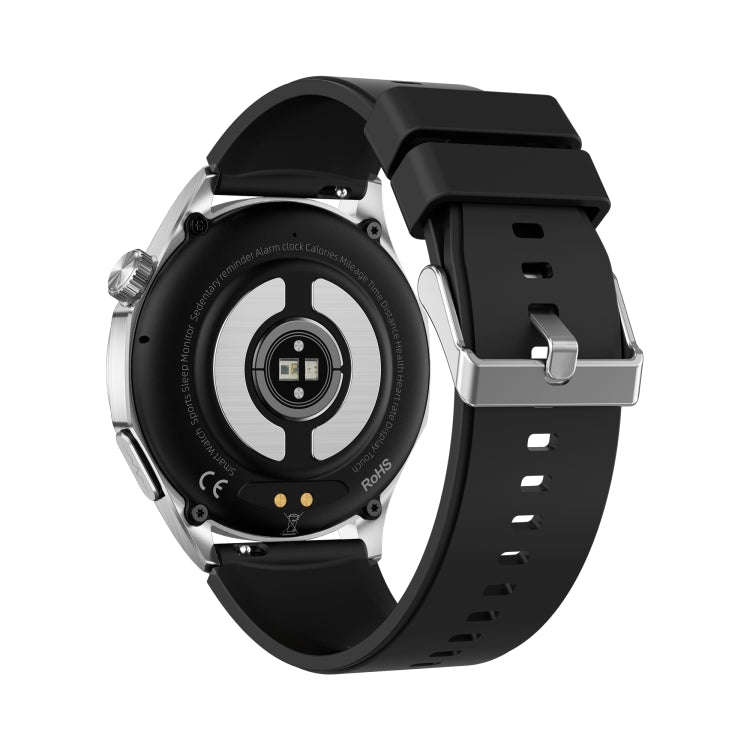 ET485 1.43 inch Color Screen Smart Watch Silicone Strap, Support Bluetooth Call / Micro-physical ...