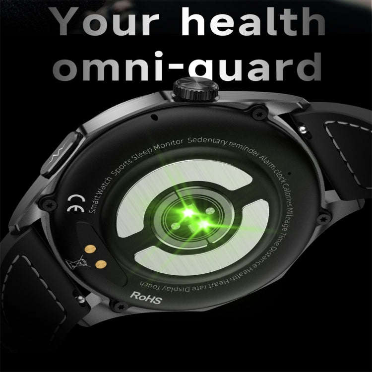 ET485 1.43 inch Color Screen Smart Watch Silicone Strap, Support Bluetooth Call / Micro-physical ...