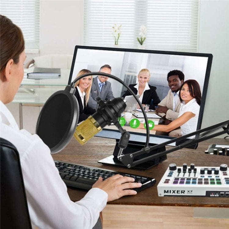X7 48V Live Broadcast Audio Mixer Professional Microphone Live Sound Card