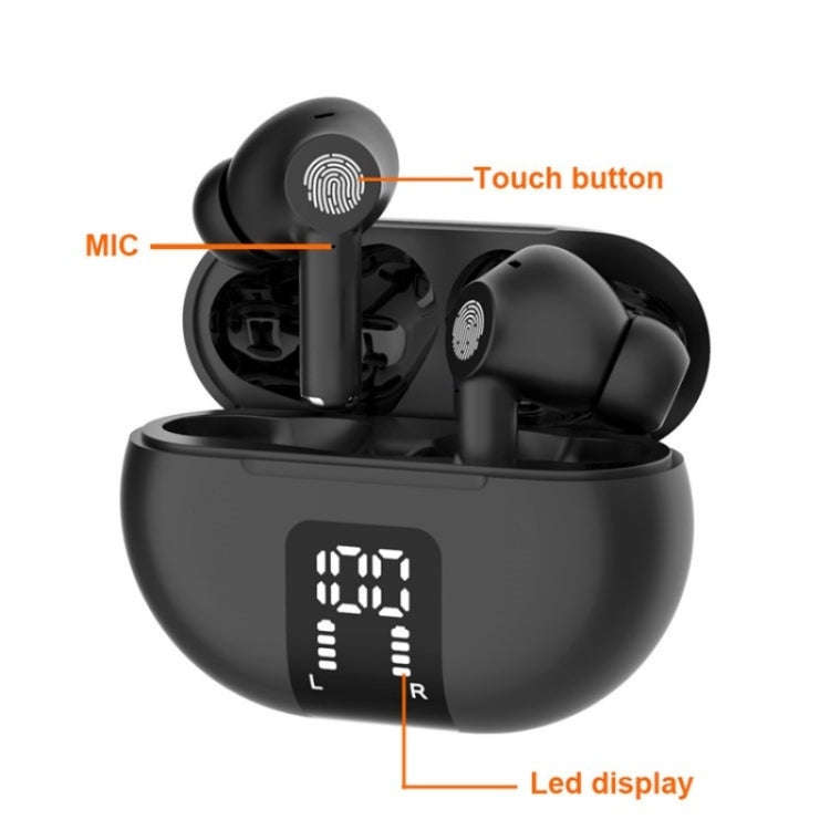 M10 Wireless Bluetooth Smart Voice Translator Headset Multiple Languages Translation Earphones(Bl...