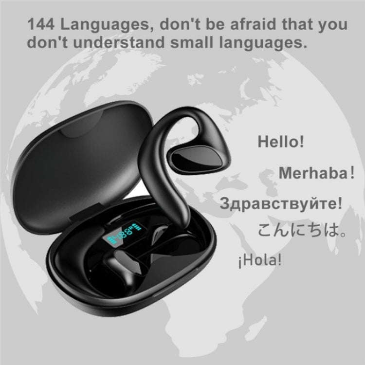 M8 Noise Reduction Smart Voice Translator TWS Bluetooth Headset 144 Languages Translation Earphon...