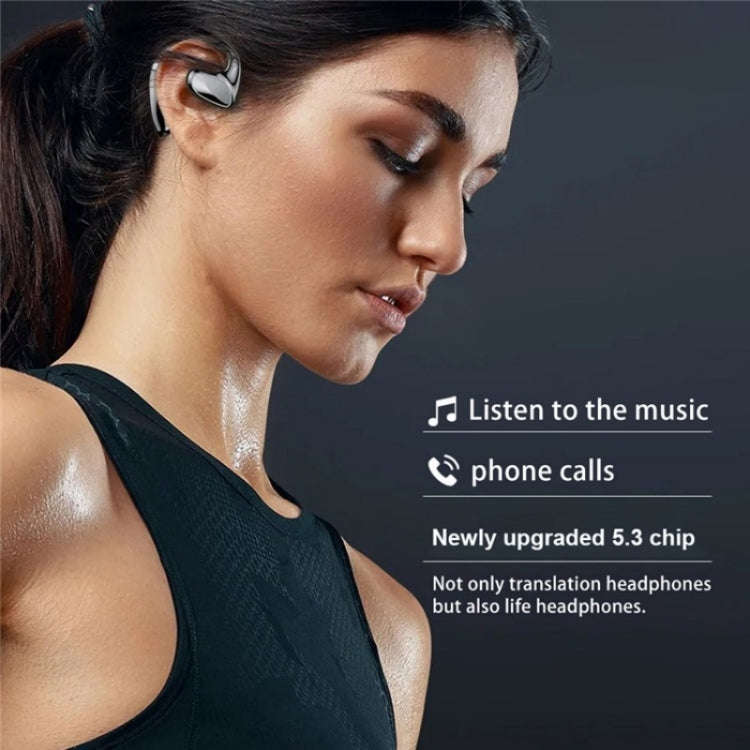 M8 Noise Reduction Smart Voice Translator TWS Bluetooth Headset 144 Languages Translation Earphon...