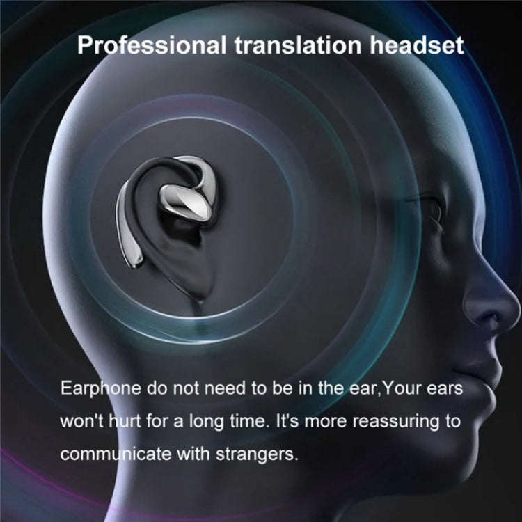 M8 Noise Reduction Smart Voice Translator TWS Bluetooth Headset 144 Languages Translation Earphon...